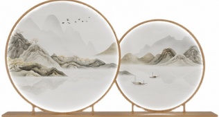 圓屏風